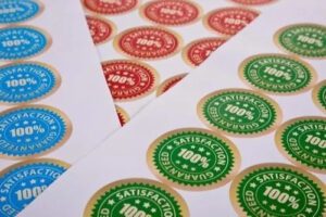 Round Sticker Printing Dubai - Nova Sign Printing