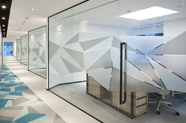 Frosted glass stickers