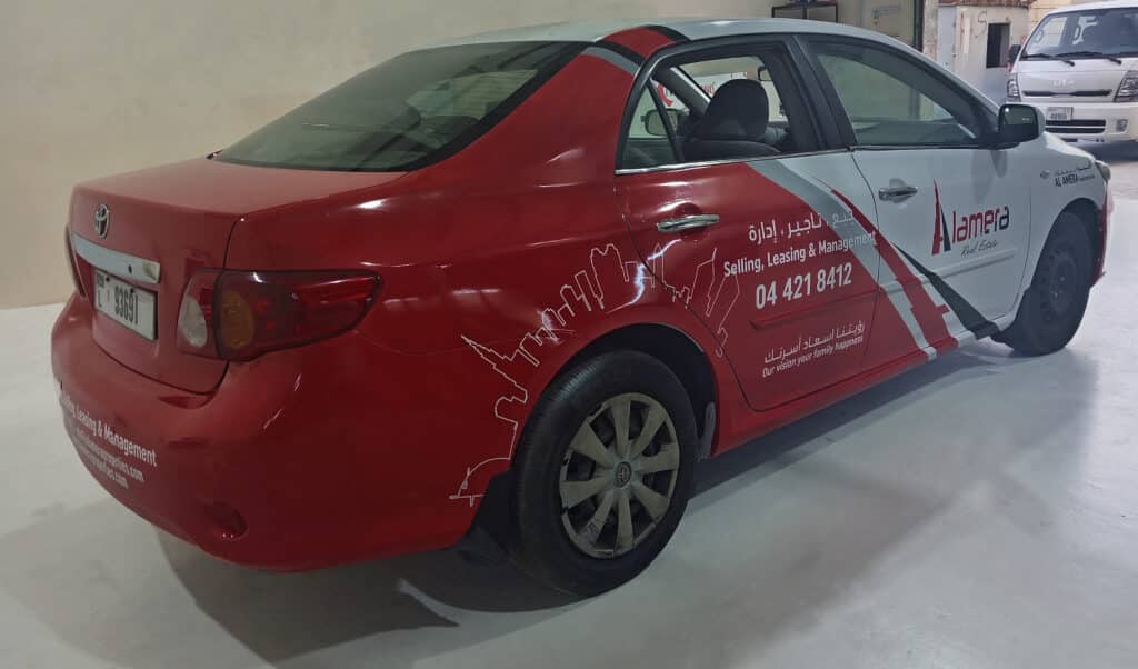 Vehicle branding dubai