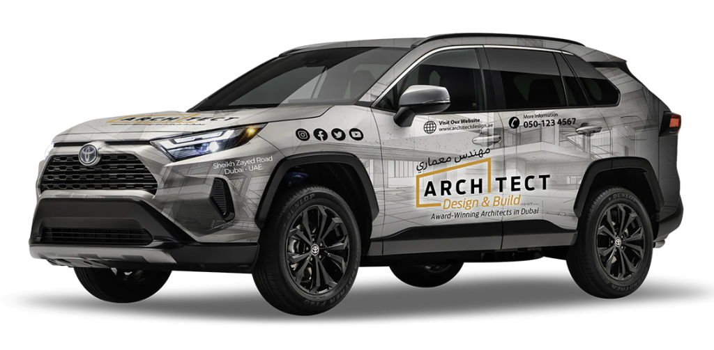 branding on vehicles