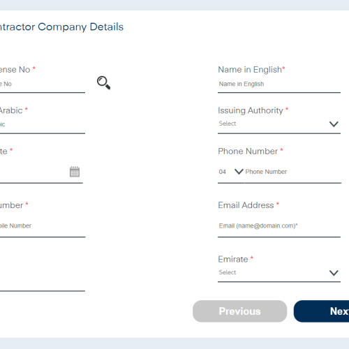 All About Approval 40 A3. Contractor Company Details