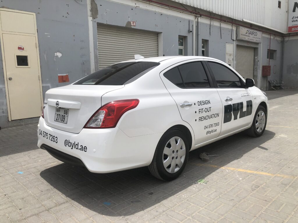 car branding in Dubai