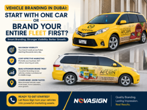 Vehicle Branding In Dubai: Should You Brand One Car Or Your Entire Fleet First? 7 Vehicle Branding In Dubai