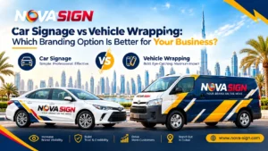 Car Signage Vs Vehicle Wrapping: Which Branding Option Is Better For Your Business? 5 Car Signage