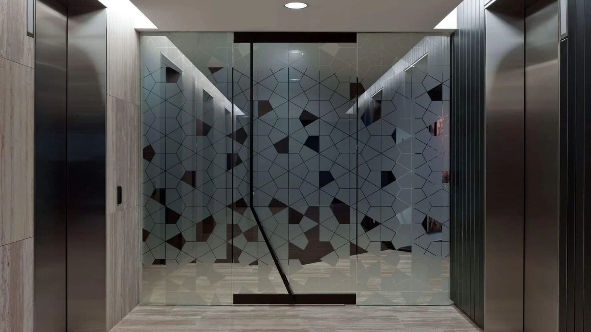 Frosting designs on glass