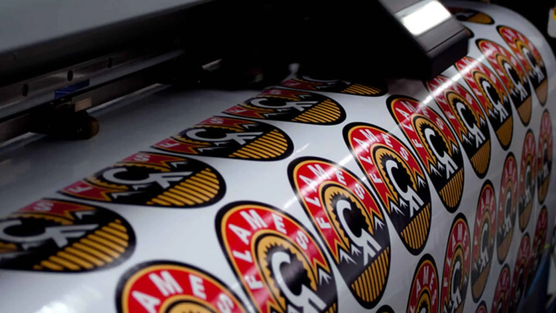 Multiple sticker printing